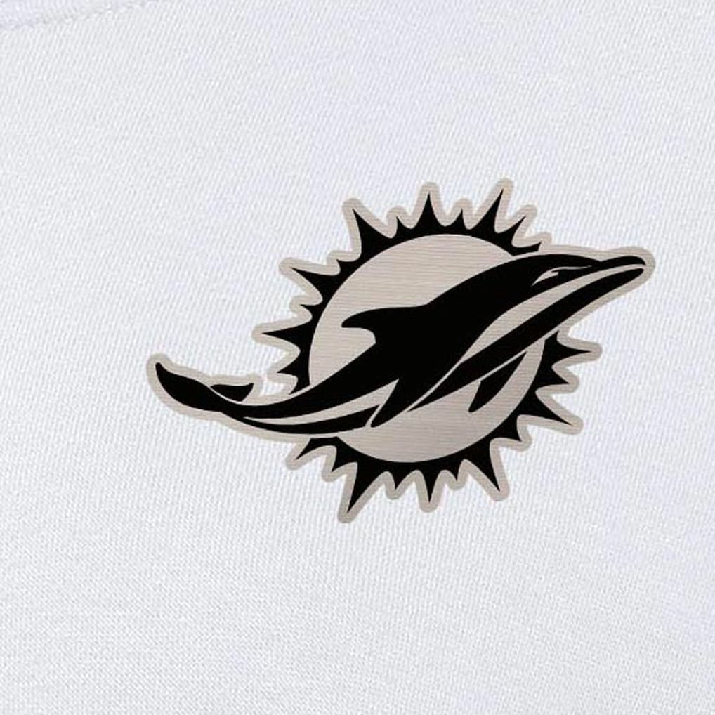Miami Dolphins Antigua Women's Victory Pullover Sweatshirt - White - NFL