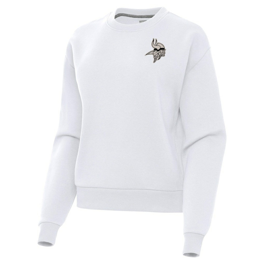 Minnesota Vikings Antigua Women's Victory Pullover Sweatshirt - White - NFL