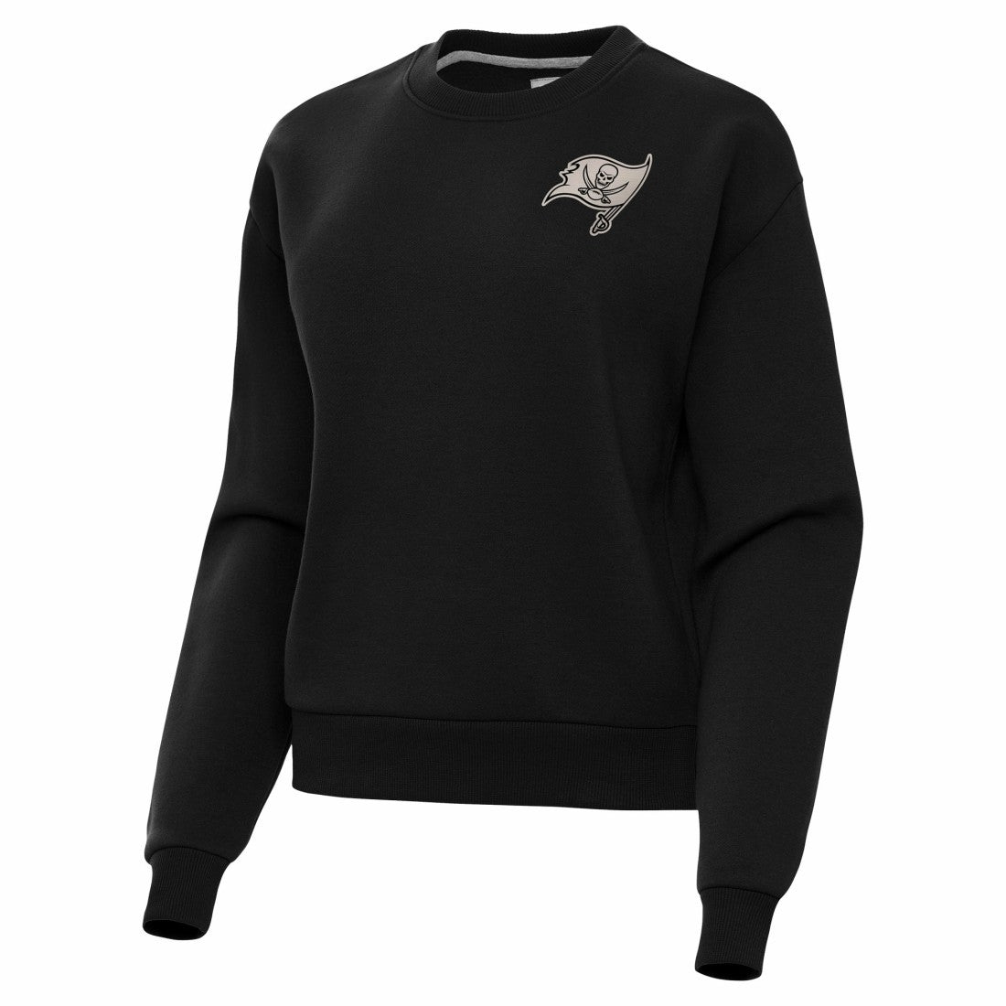 Tampa Bay Buccaneers Antigua Women's Victory Pullover Sweatshirt - Black - NFL