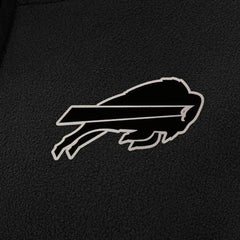 Buffalo Bills Antigua Women's Brushed Carbon Figure Half-Zip Pullover Sweatshirt – Black - NFL