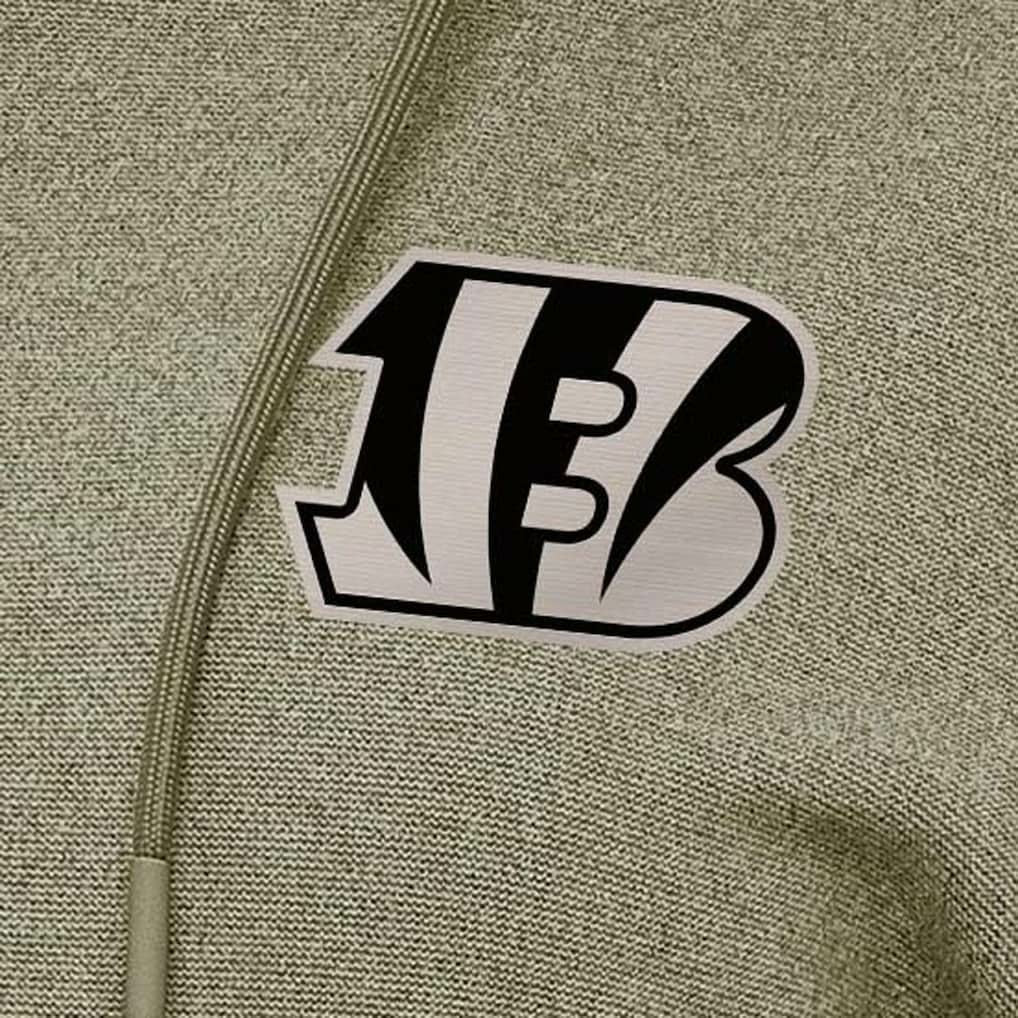 Cincinnati Bengals Antigua Women's Justice Pullover Hoodie - Olive - NFL