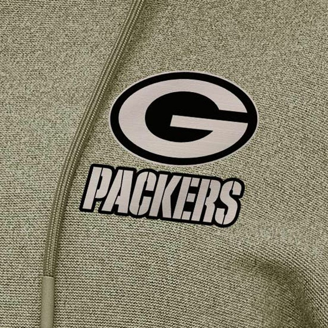 Green Bay Packers Antigua Women's Justice Pullover Hoodie - Olive - NFL