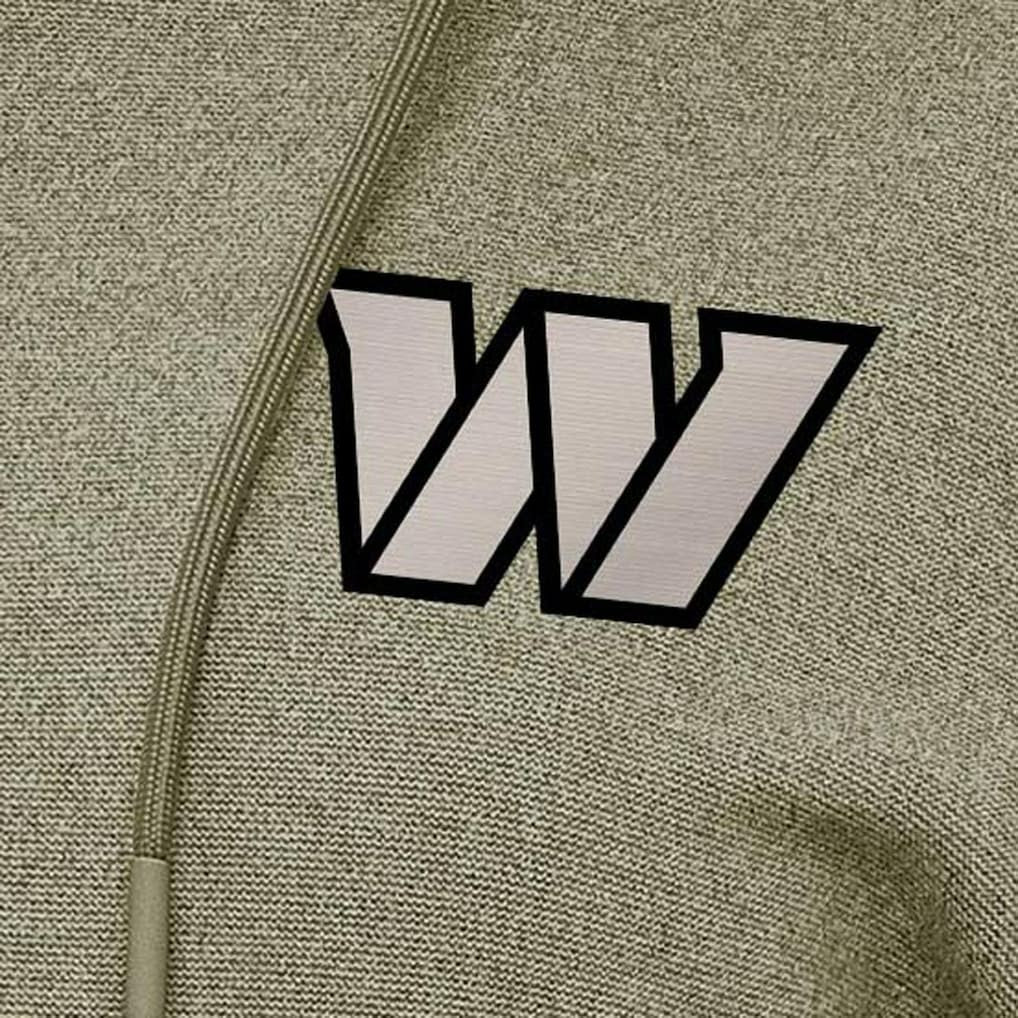 Washington Commanders Antigua Women's Justice Pullover Hoodie - Olive - NFL