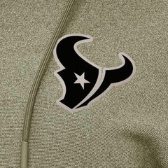 Houston Texans Antigua Women's Justice Pullover Hoodie - Olive - NFL