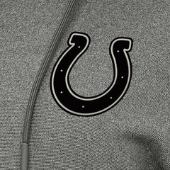 Indianapolis Colts Antigua Women's Justice Pullover Hoodie - Heather Black - NFL