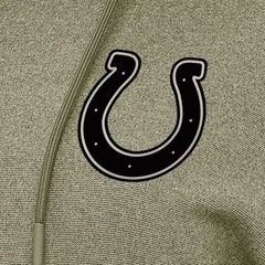 Indianapolis Colts Antigua Women's Justice Pullover Hoodie - Olive - NFL