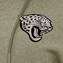 Jacksonville Jaguars Antigua Women's Justice Pullover Hoodie - Olive - NFL
