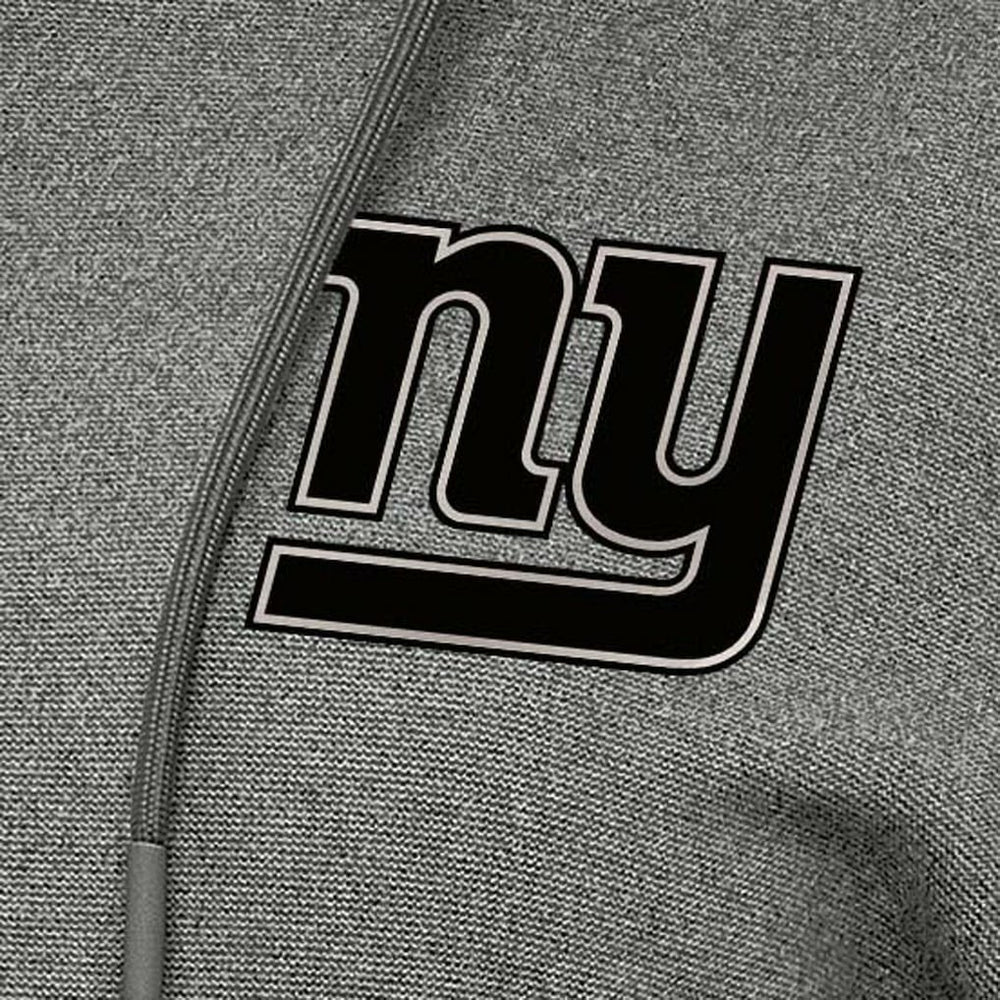 New York Giants Antigua Women's Justice Pullover Hoodie - Heather Black - NFL
