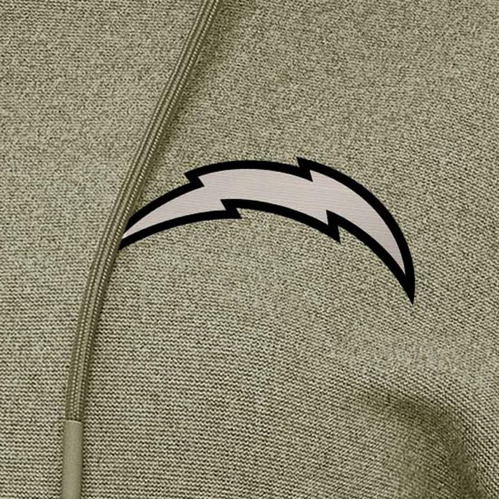 Los Angeles Chargers Antigua Women's Justice Pullover Hoodie - Olive - NFL