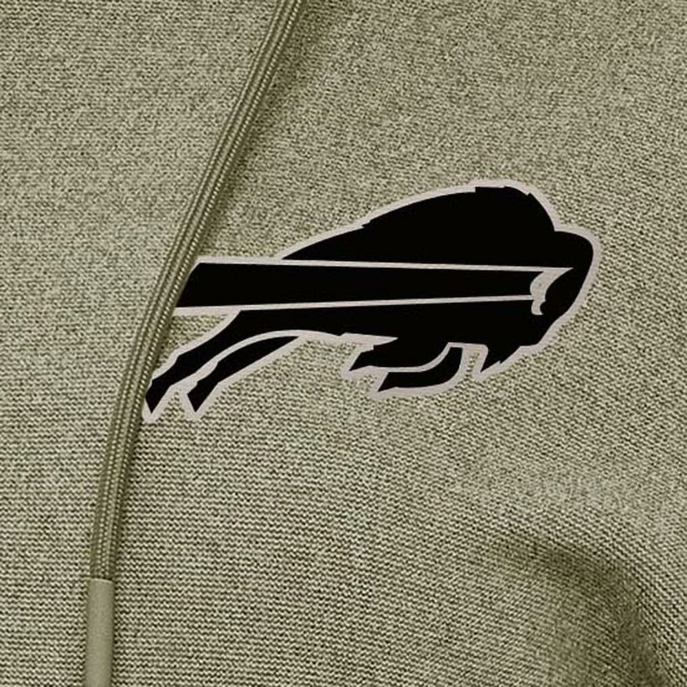 Buffalo Bills Antigua Women's Justice Pullover Hoodie - Olive - NFL