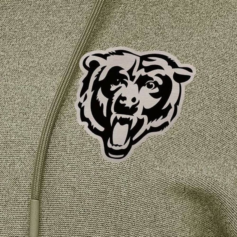 Chicago Bears Antigua Women's Justice Pullover Hoodie - Olive - NFL