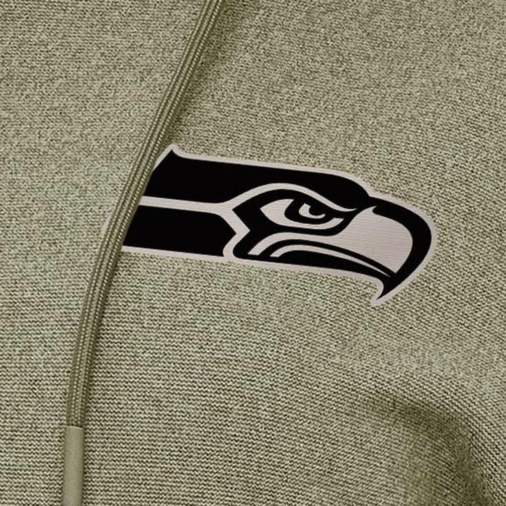 Seattle Seahawks Antigua Women's Justice Pullover Hoodie - Olive - NFL