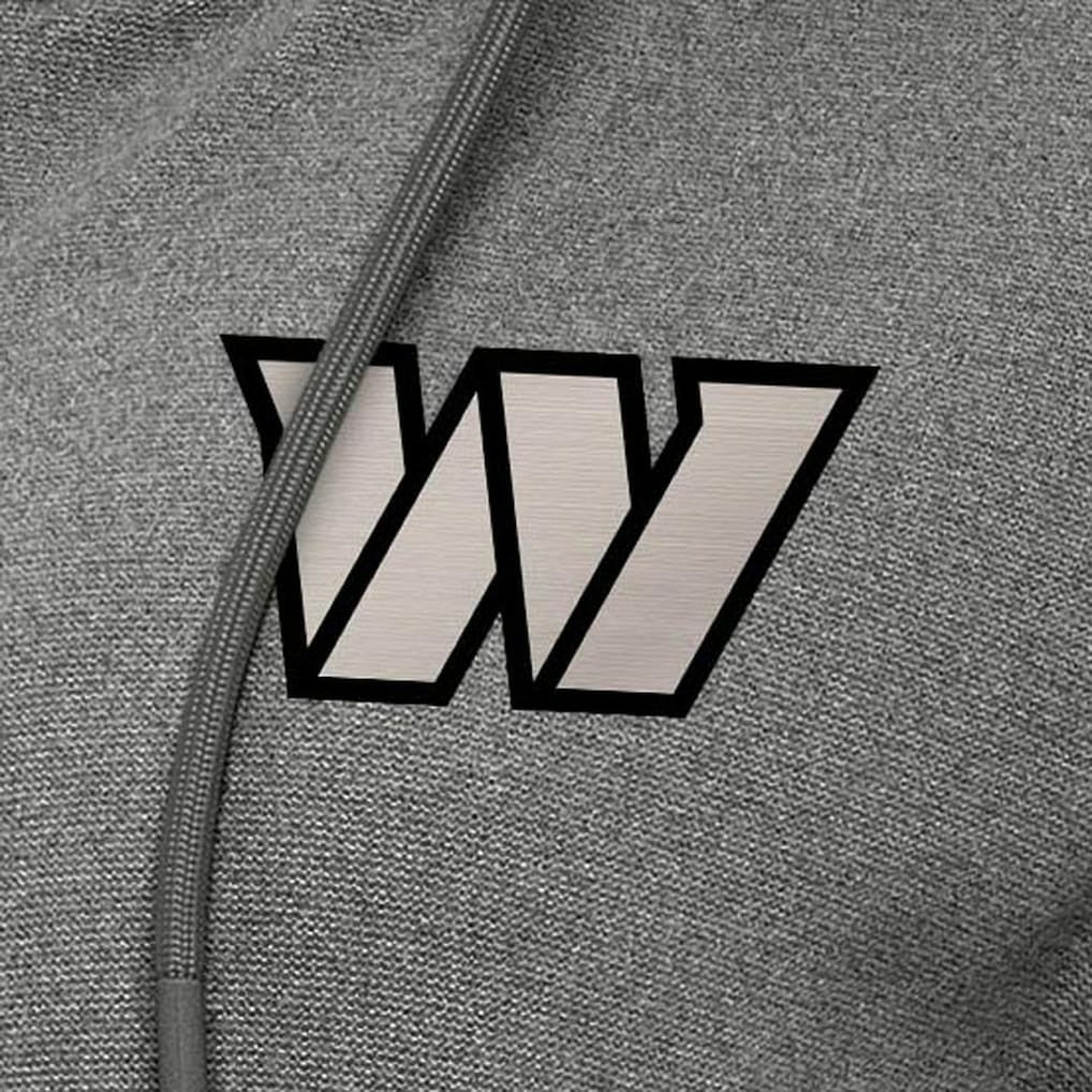 Washington Commanders Antigua Women's Seeker Full-Zip Hoodie Jacket - Heather Black - NFL