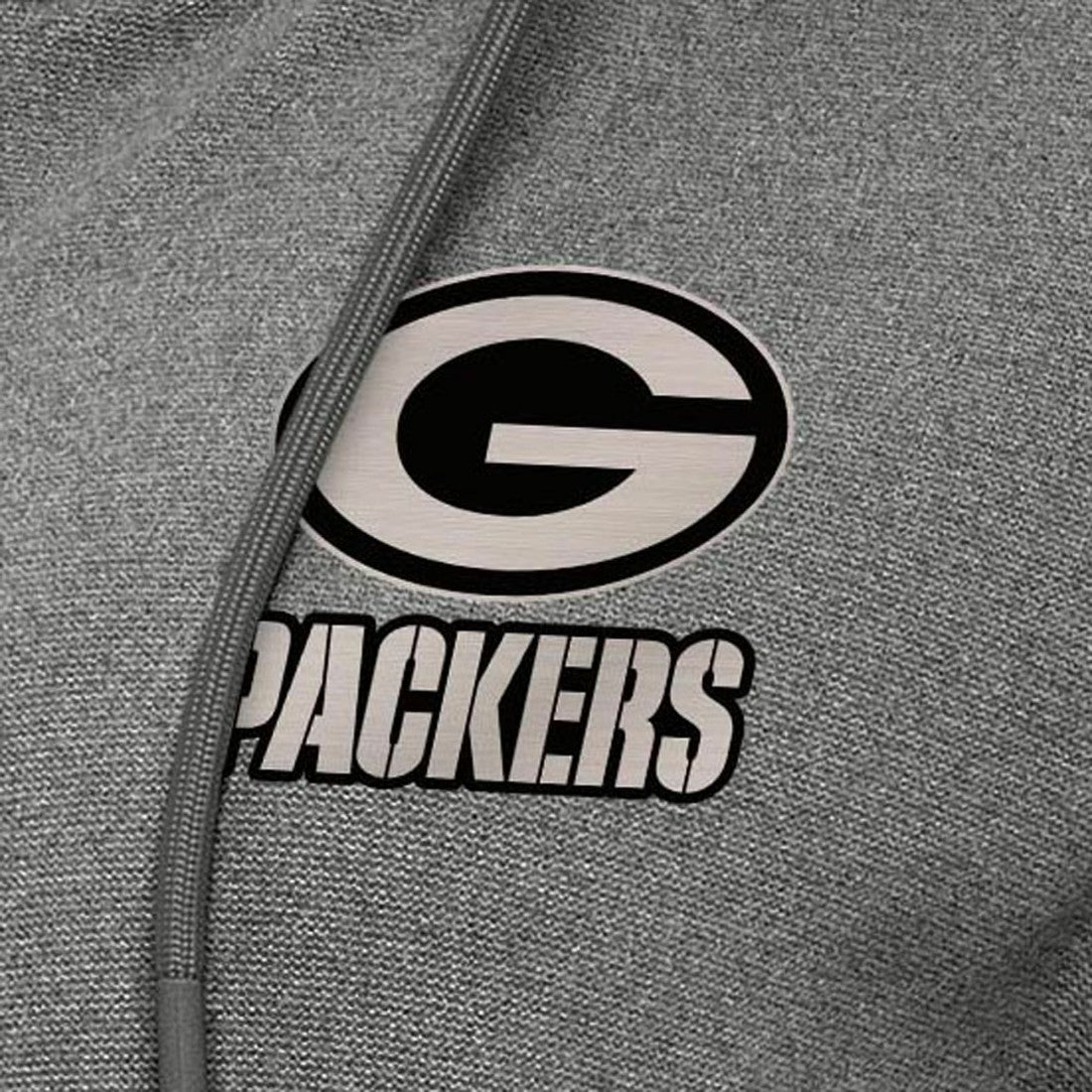 Green Bay Packers Antigua Women's Seeker Full-Zip Hoodie Jacket - Heather Black - NFL