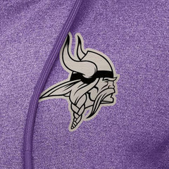 Minnesota Vikings Antigua Women's Seeker Full-Zip Hoodie Jacket - Heather Purple - NFL