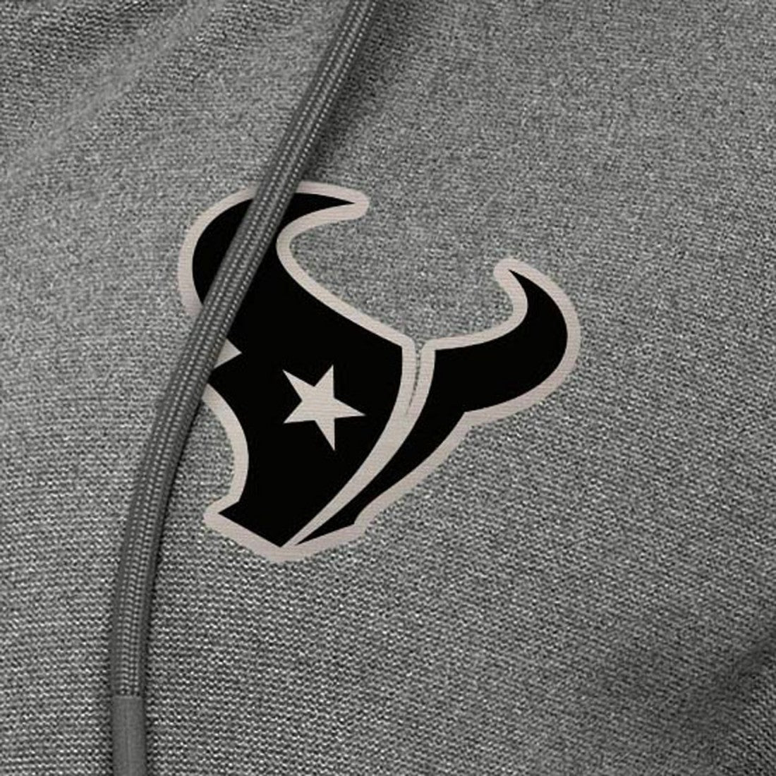 Houston Texans Antigua Women's Seeker Full-Zip Hoodie Jacket - Heather Black - NFL