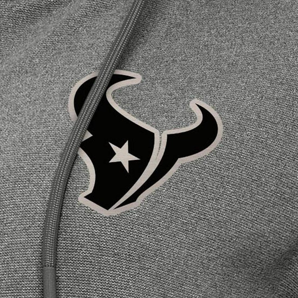 Houston Texans Antigua Women's Seeker Full-Zip Hoodie Jacket - Heather Black - NFL