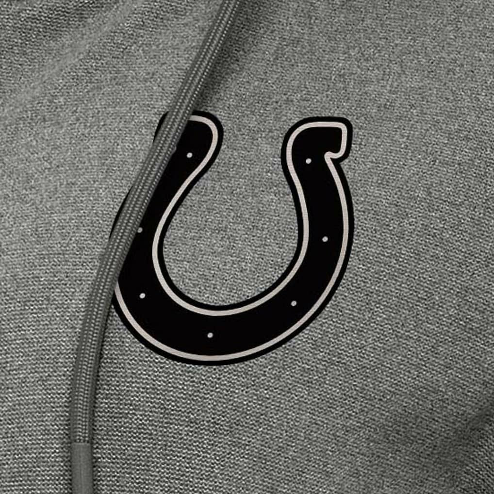 Indianapolis Colts Antigua Women's Seeker Full-Zip Hoodie Jacket - Heather Black - NFL