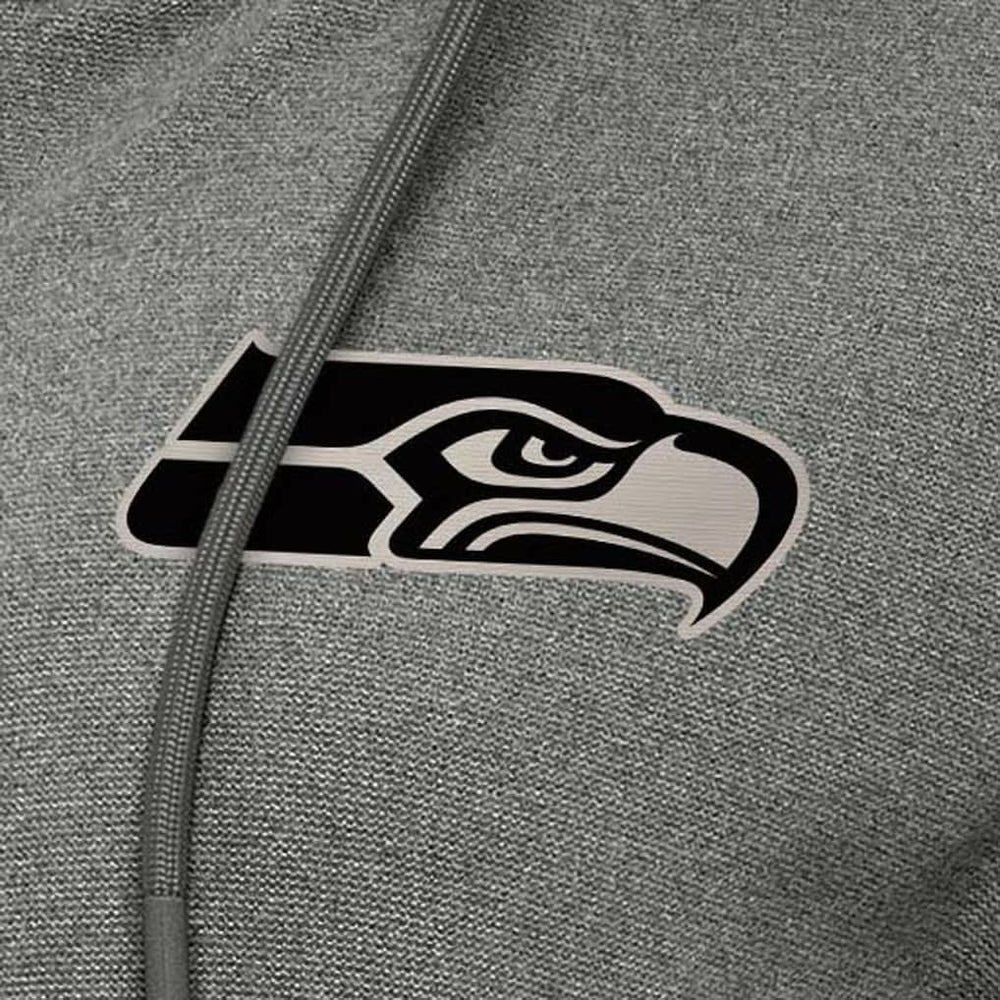 Seattle Seahawks Antigua Women's Seeker Full-Zip Hoodie Jacket - Heather Black - NFL