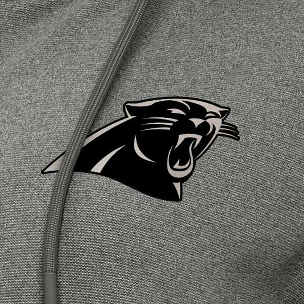 Carolina Panthers Antigua Women's Seeker Full-Zip Hoodie Jacket - Heather Black - NFL