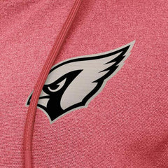 Arizona Cardinals Antigua Women's Seeker Full-Zip Hoodie Jacket - Heather Red - NFL