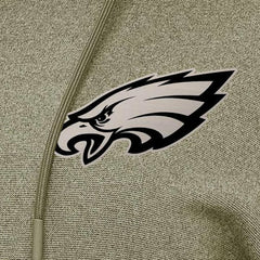 Philadelphia Eagles Antigua Women's Justice Pullover Hoodie - Olive - NFL