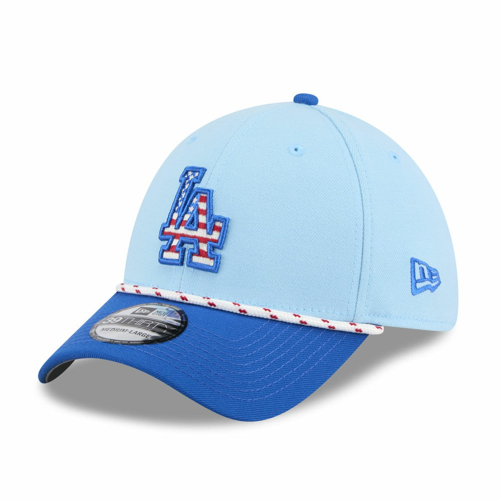 Los Angeles Dodgers New Era 2025 Fourth of July 39THIRTY Flex Hat for sale