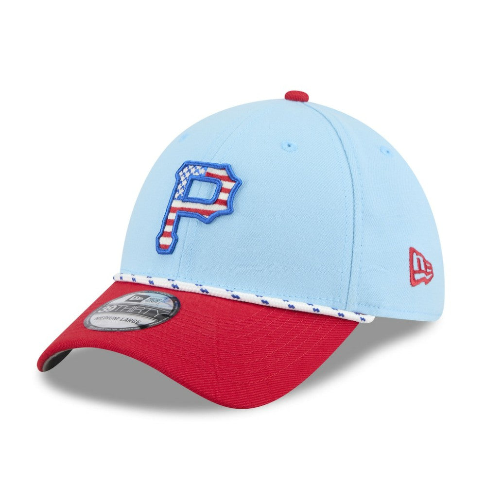 Pittsburgh Pirates New Era 2025 Fourth of July 39THIRTY Flex Hat Discount