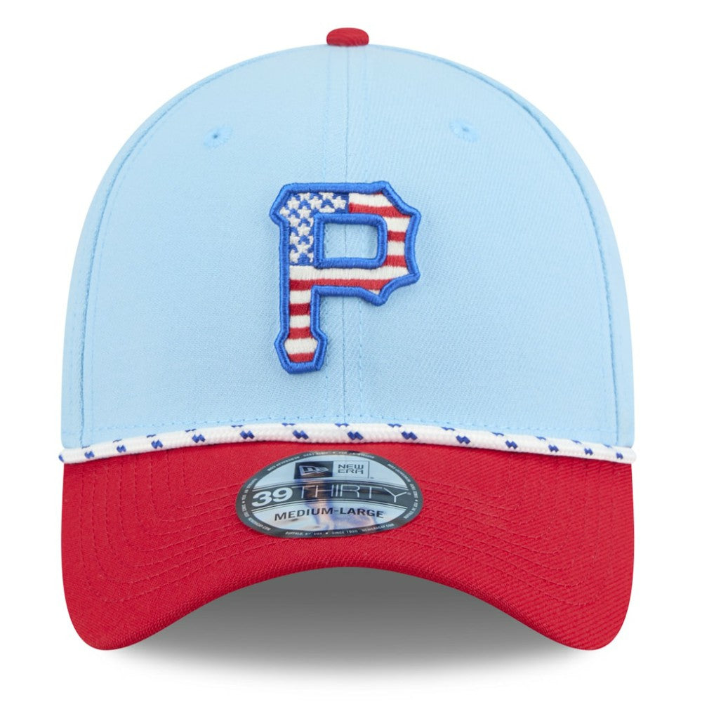 Pittsburgh Pirates New Era 2025 Fourth of July 39THIRTY Flex Hat Discount