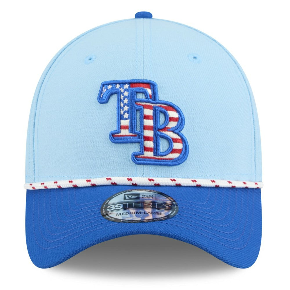 Tampa Bay Rays New Era 2025 Fourth of July 39THIRTY Flex Hat for sale