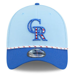 Colorado Rockies New Era 2025 Fourth of July 39THIRTY Flex Hat Discount