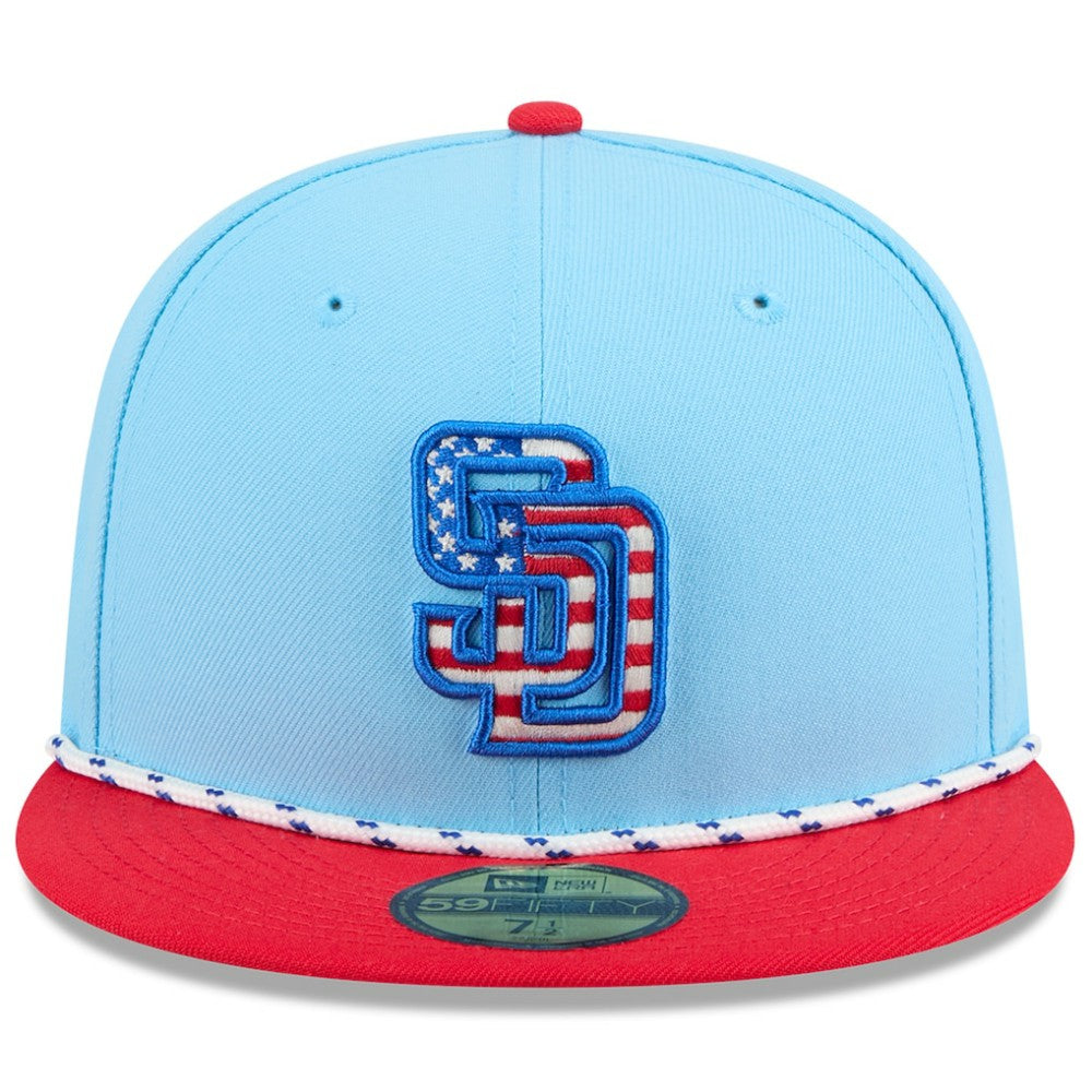 San Diego Padres New Era 2025 Fourth of July 59FIFTY Fitted Hat Outlet