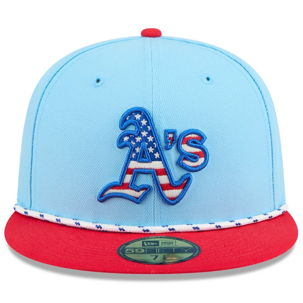 Athletics New Era 2025 Fourth of July 59FIFTY Fitted Hat Near Me
