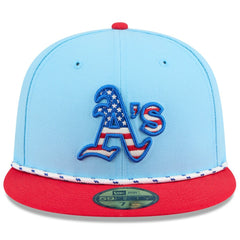 Athletics New Era 2025 Fourth of July 59FIFTY Fitted Hat Near Me