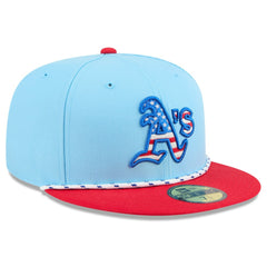 Athletics New Era 2025 Fourth of July 59FIFTY Fitted Hat Near Me