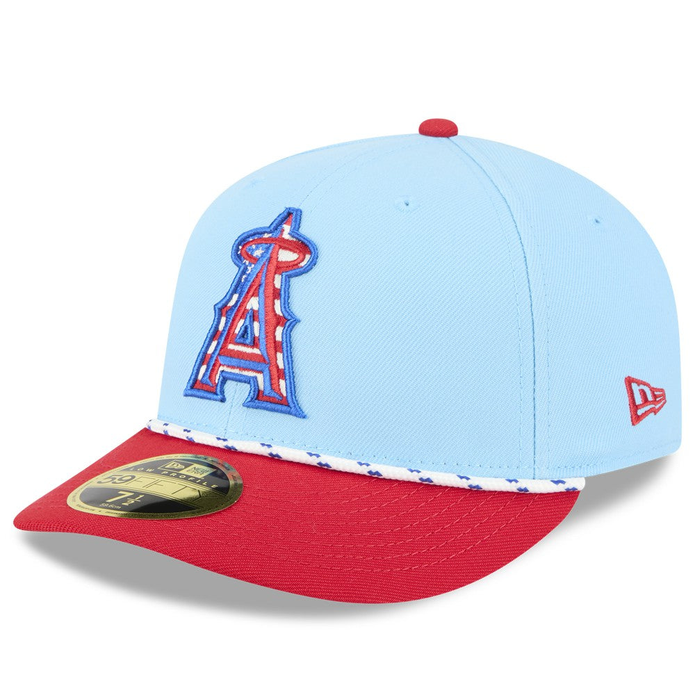 Los Angeles Angels New Era 2025 Fourth of July Low Profile 59FIFTY Fitted Hat Discount