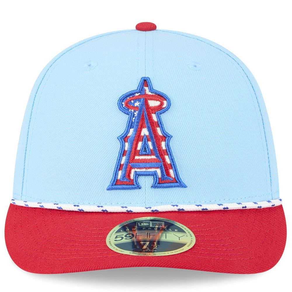 Los Angeles Angels New Era 2025 Fourth of July Low Profile 59FIFTY Fitted Hat Discount