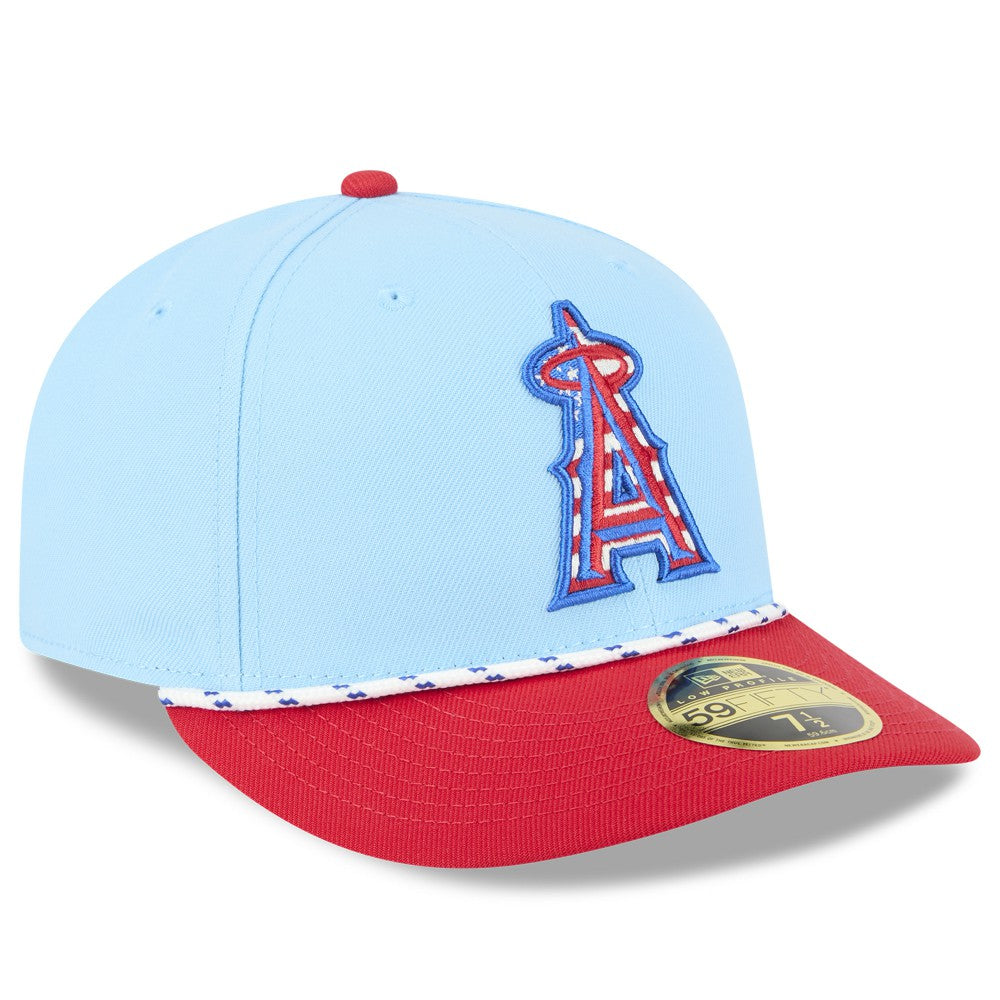 Los Angeles Angels New Era 2025 Fourth of July Low Profile 59FIFTY Fitted Hat Discount