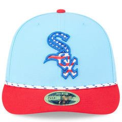Chicago White Sox New Era 2025 Fourth of July Low Profile 59FIFTY Fitted Hat for sale