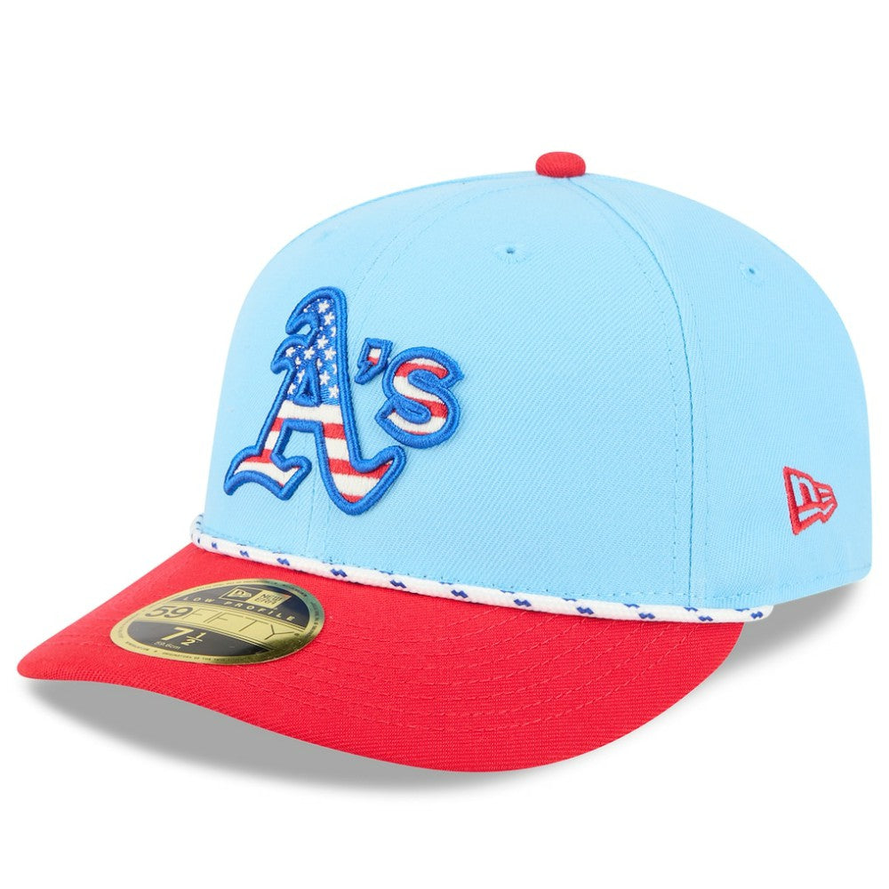 Athletics New Era 2025 Fourth of July Low Profile 59FIFTY Fitted Hat Online