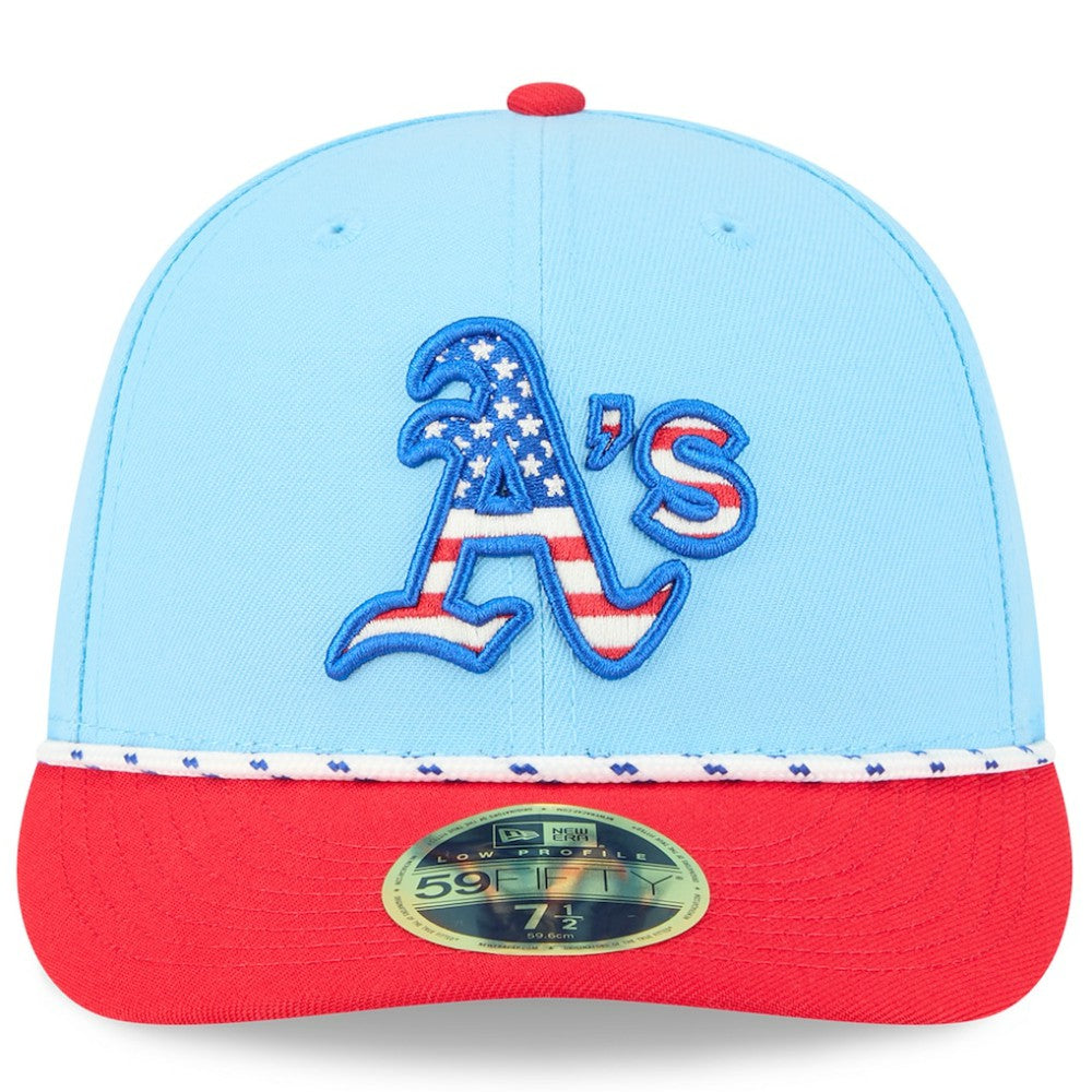 Athletics New Era 2025 Fourth of July Low Profile 59FIFTY Fitted Hat Online
