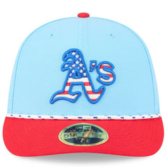 Athletics New Era 2025 Fourth of July Low Profile 59FIFTY Fitted Hat Online
