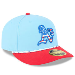 Athletics New Era 2025 Fourth of July Low Profile 59FIFTY Fitted Hat Online