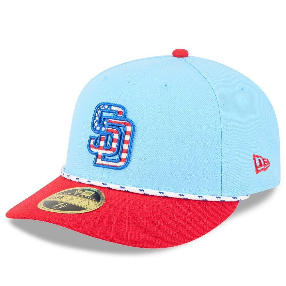San Diego Padres New Era 2025 Fourth of July Low Profile 59FIFTY Fitted Hat Sale