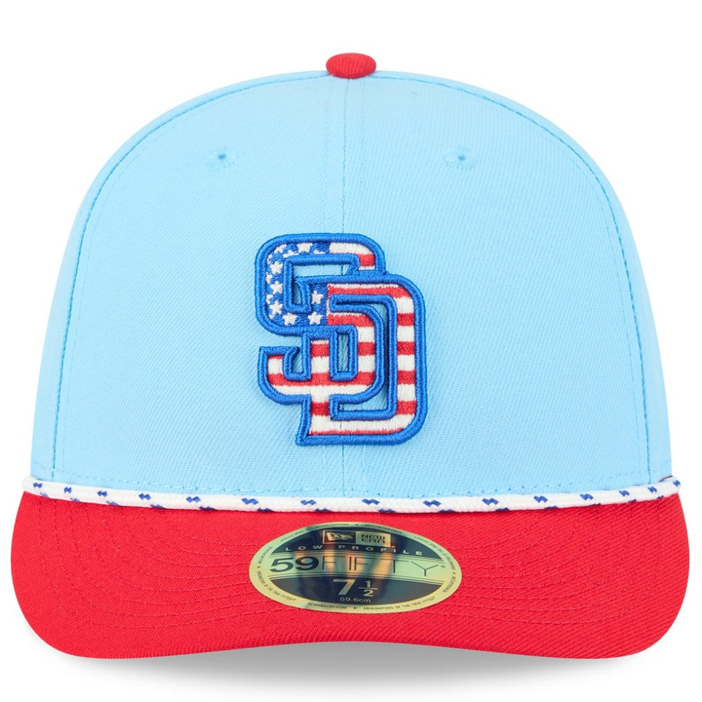 San Diego Padres New Era 2025 Fourth of July Low Profile 59FIFTY Fitted Hat Sale