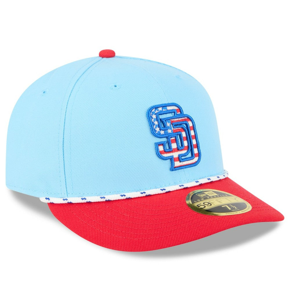 San Diego Padres New Era 2025 Fourth of July Low Profile 59FIFTY Fitted Hat Sale