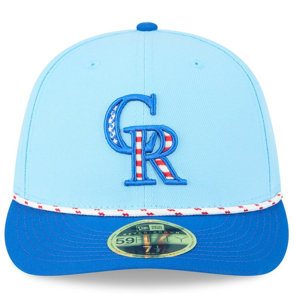Colorado Rockies New Era 2025 Fourth of July Low Profile 59FIFTY Fitted Hat Sale