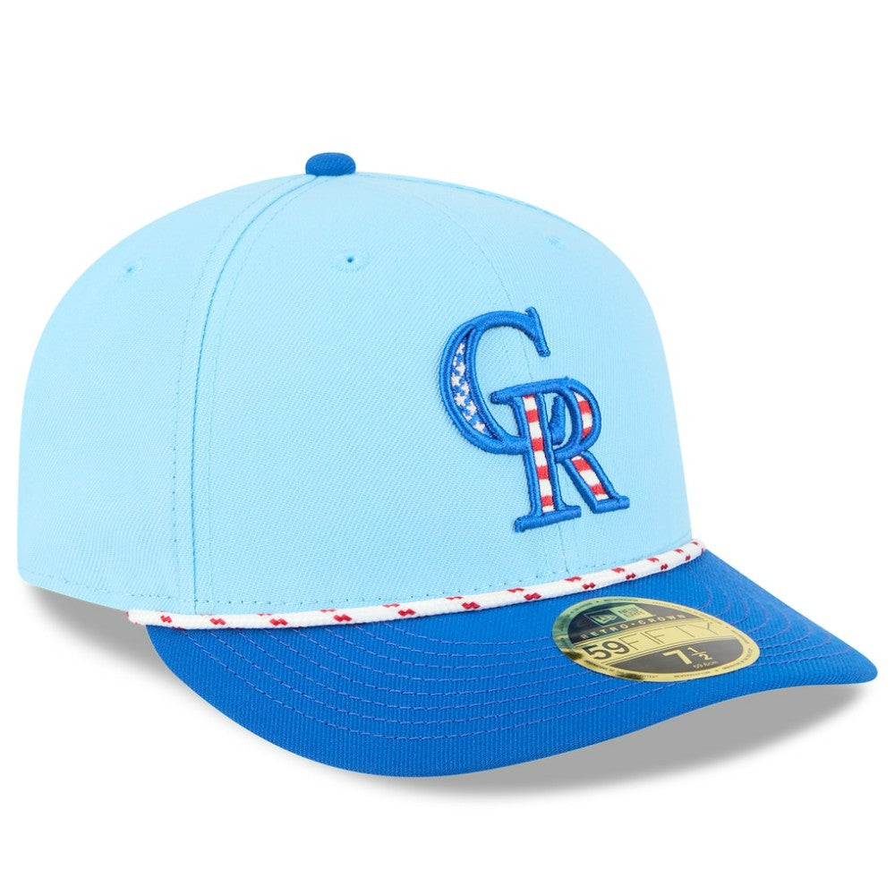 Colorado Rockies New Era 2025 Fourth of July Low Profile 59FIFTY Fitted Hat Sale