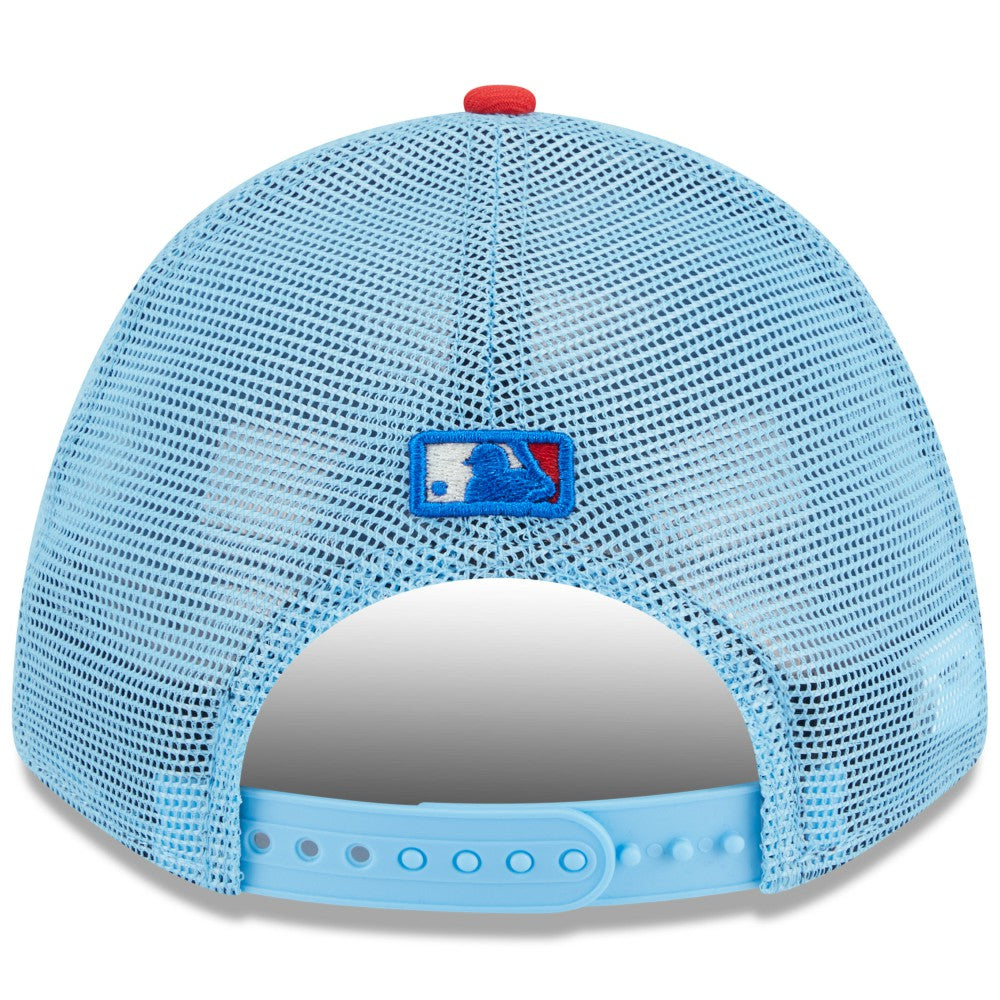Miami Marlins New Era 2025 Fourth of July 9FORTY A-Frame M-Crown Adjustable Trucker Hat Sale