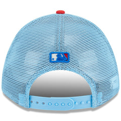 Miami Marlins New Era 2025 Fourth of July 9FORTY A-Frame M-Crown Adjustable Trucker Hat Sale